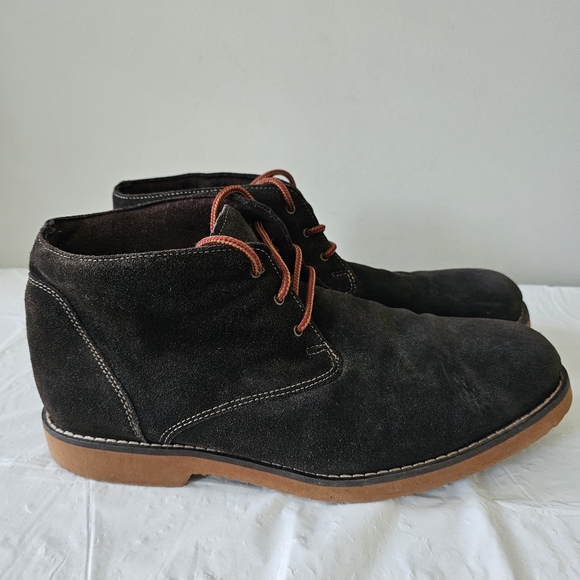 Nunn Bush Men's Chukka Ankle Boot - Memory Foam Insole, Comfort Gel Heel, Lightweight Wedge Sole